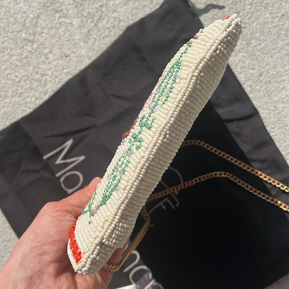 Mary Frances Crossbody bag beaded rhinestones handbag clutch castle - Picture 13 of 16